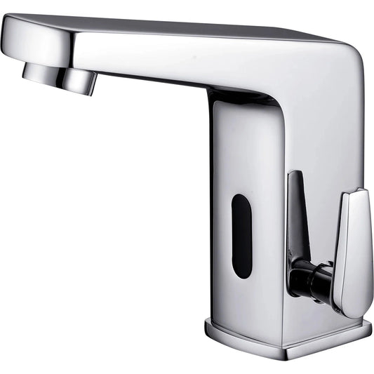 Grifo de lavabo alto electrónico Stillo S2 cromo con sensor y aireador