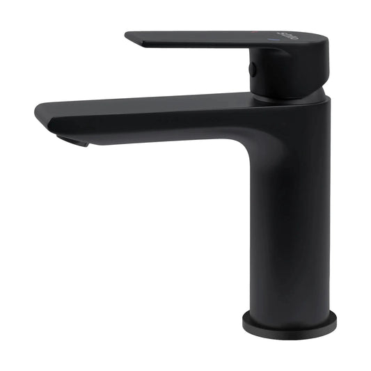 Grifo de lavabo alto Stillo Kios negro con aireador