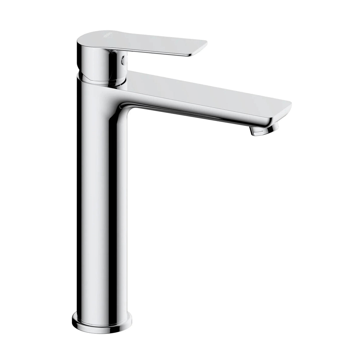 Grifo de lavabo alto Stillo Cronos cromo con apertura en frío y aireador