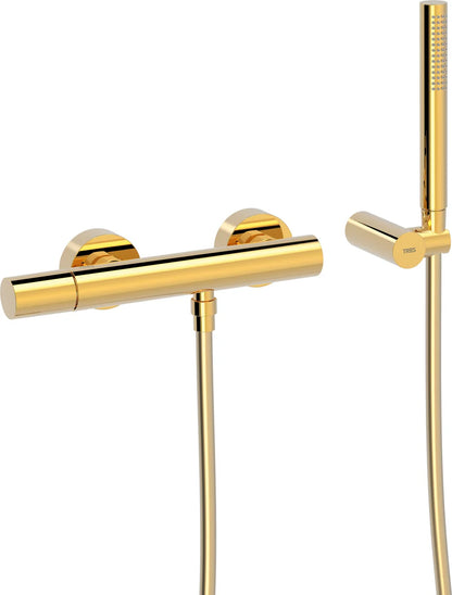 Ducha Tres study exclusive monomando - Oro