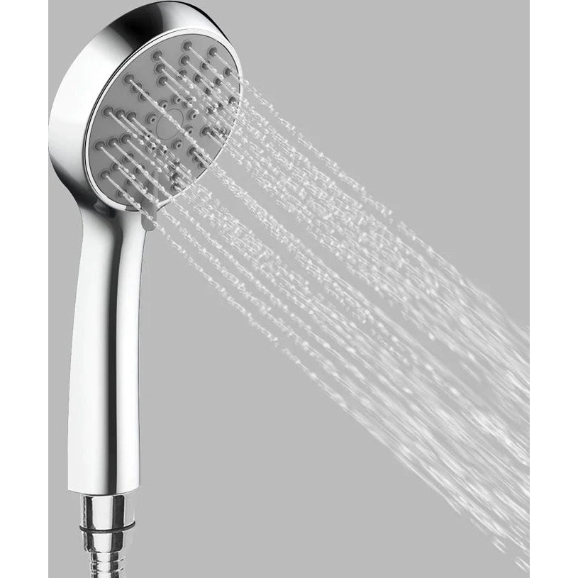 Columna de grifería para ducha monomando Stillo Hera cromo rociador mural 2 vías Ø248mm maneral de 3 funciones
