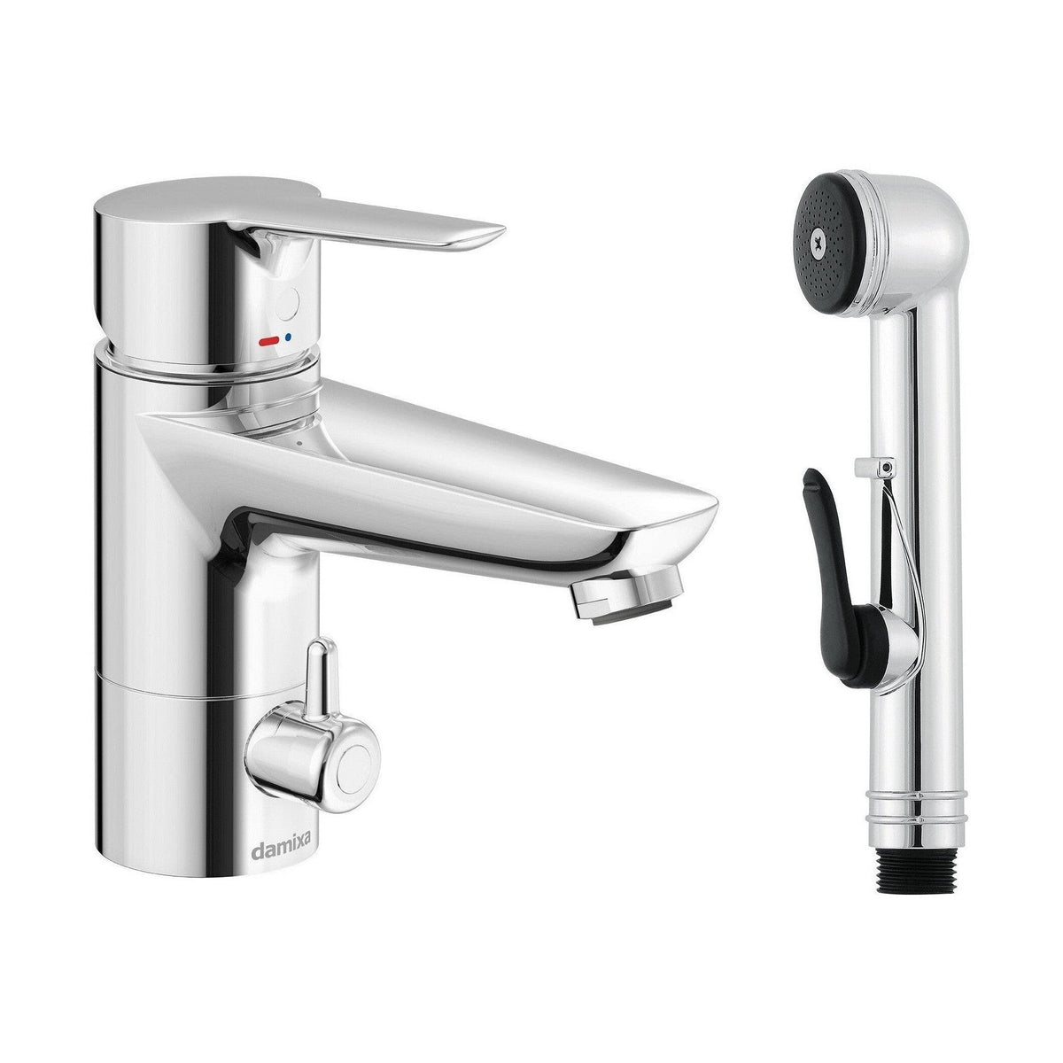 Grifo de Lavabo Damixa Core con Válvula de Lavadora