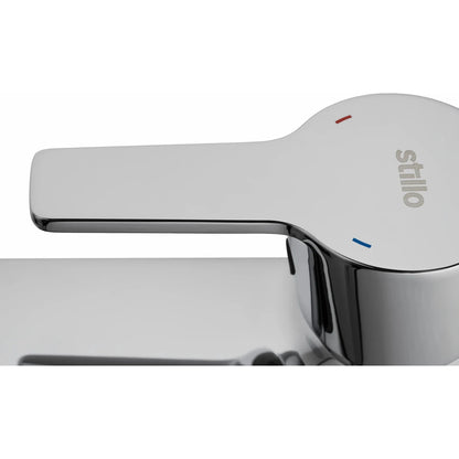 Grifo de lavabo bajo Stillo Capri-N cromo con aireador