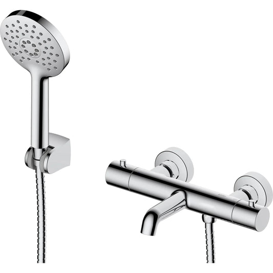 Grifería de baño ducha Stillo Hades termostático cromo
