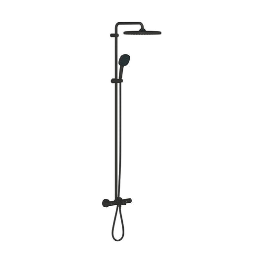 Columna de grifería para ducha termostático Grohe - Negro
