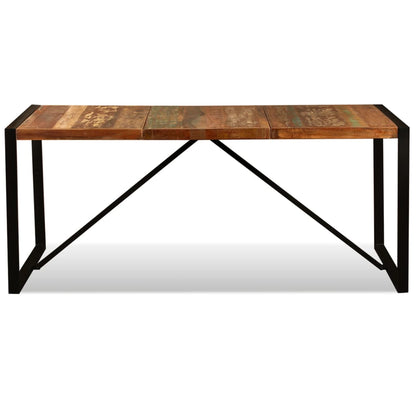 Mesa De Comedor De Madera Maciza Reciclada