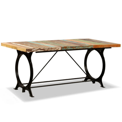 Mesa De Comedor De Madera Maciza Reciclada 180 Cm