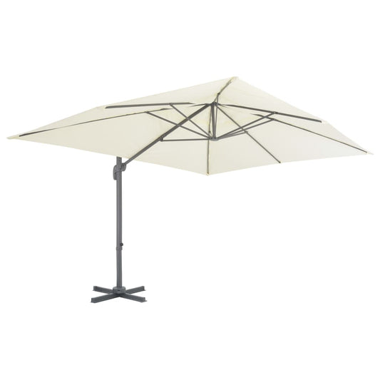 Sombrilla De Jardín Voladiza Con Poste De Aluminio