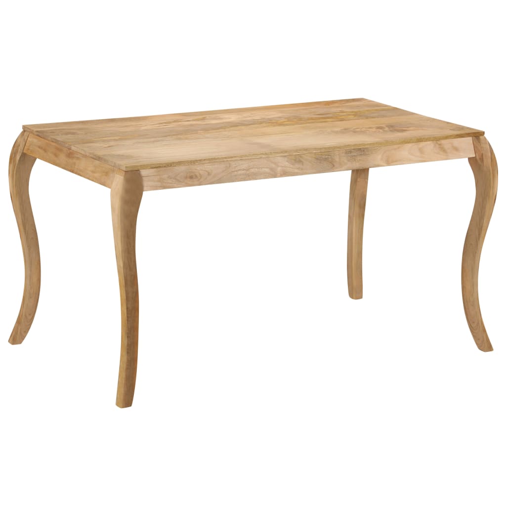 Mesa De Comedor De Madera Maciza De Mango