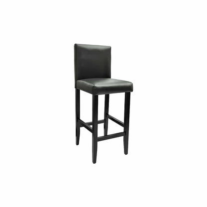 Mesa Alta De Cocina Con 4 Sillas De Barra Negras