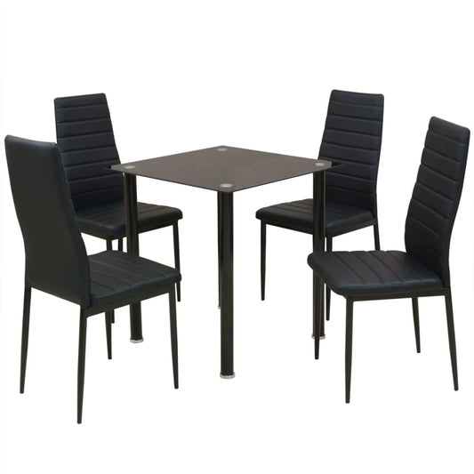 Conjunto De Mesas Y Sillas De Comedor De Cinco Piezas