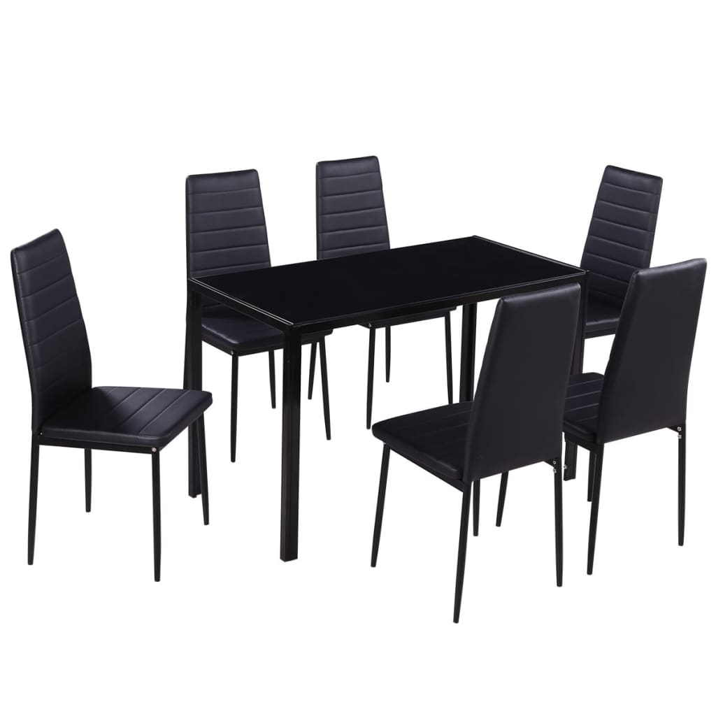 Conjunto De Mesa De Comedor Siete Piezas