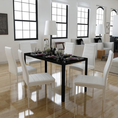 Conjunto De Mesa De Comedor Siete Piezas