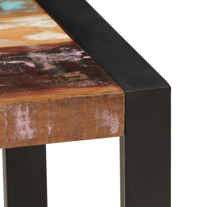 Mesa De Centro Madera Maciza Reciclada 120X60X40 Cm