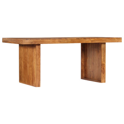 Mesa De Comedor De Madera Maciza De Acacia 180X90X75 Cm