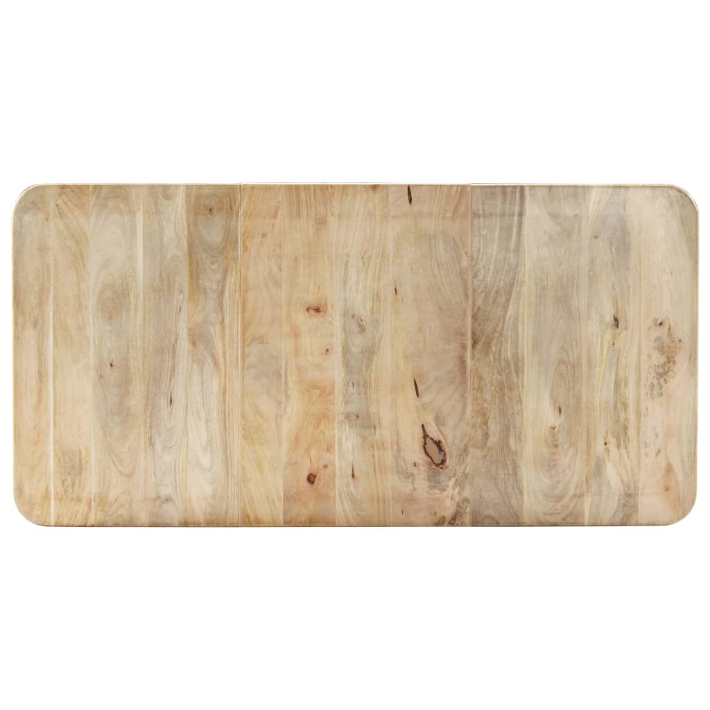 Mesa De Comedor De Madera Maciza De Mango