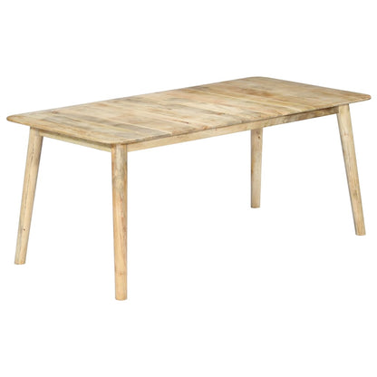 Mesa De Comedor De Madera Maciza De Mango