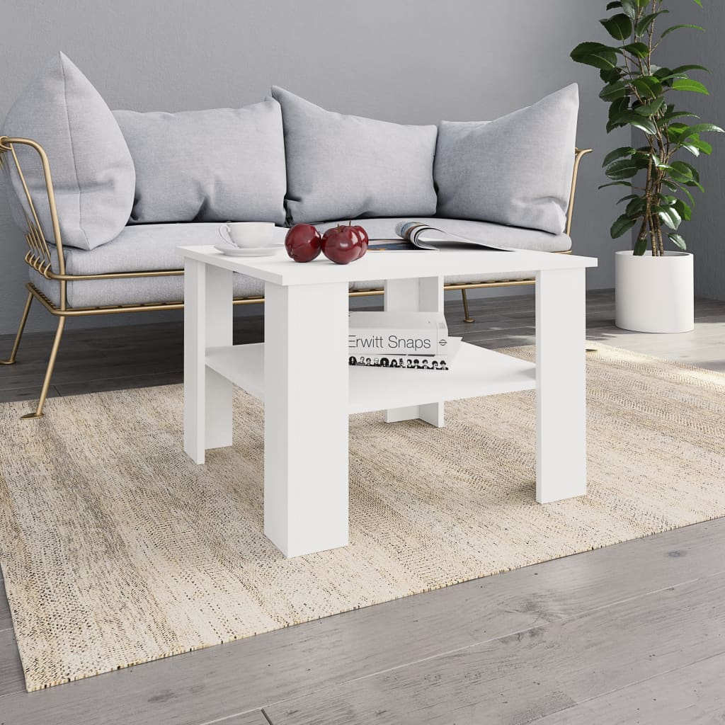 Mesa De Centro Madera Contrachapada 60X60X42 Cm