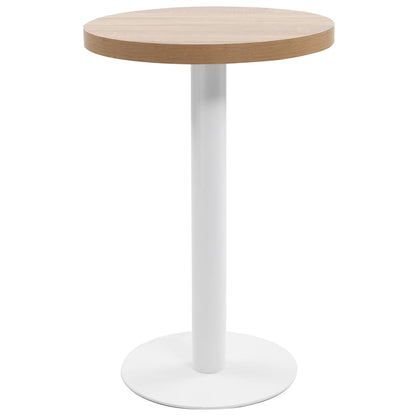Mesa De Bistró Mdf Marrón Oscuro 40 Cm