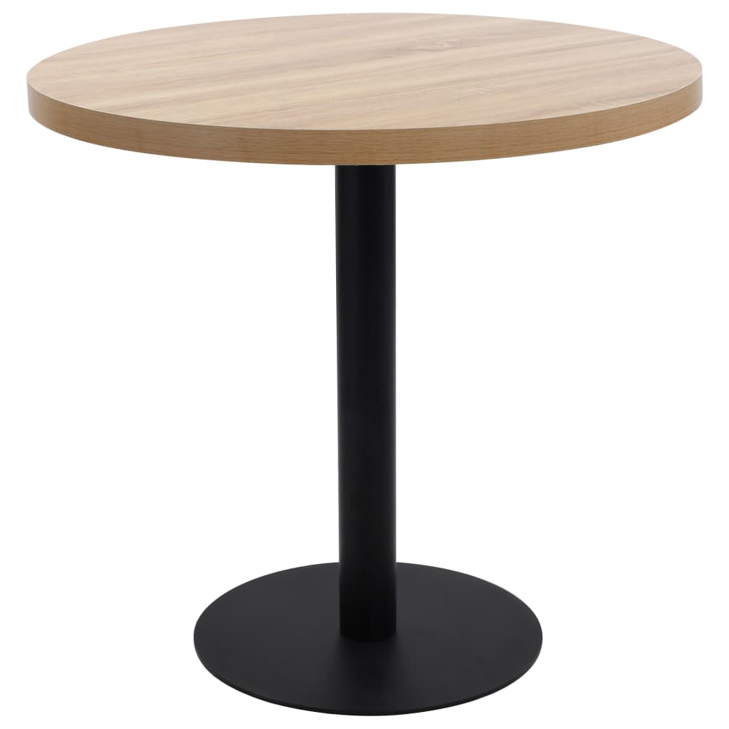 Mesa De Bistró Mdf Marrón Oscuro 40 Cm