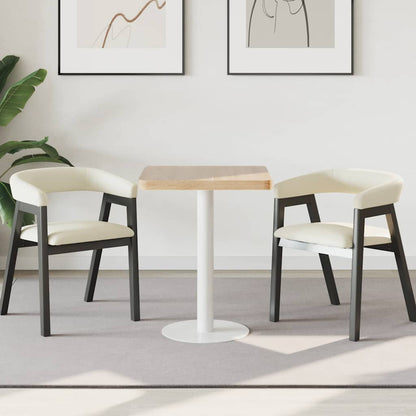 Mesa De Bistró Mdf Marrón Claro 50X50 Cm