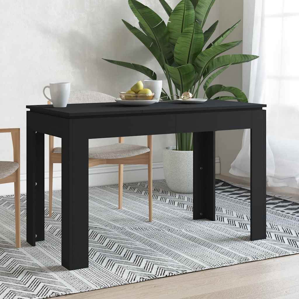 Mesa De Comedor De De 120X60X76 Cm, Fabricada En Madera De Ingeniería