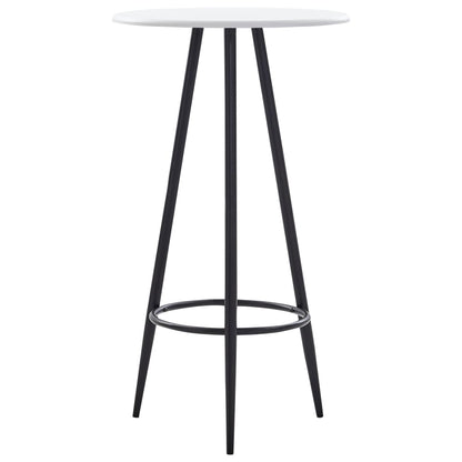 Juego De Mesa Alta Y Taburetes 3 Piezas Tela