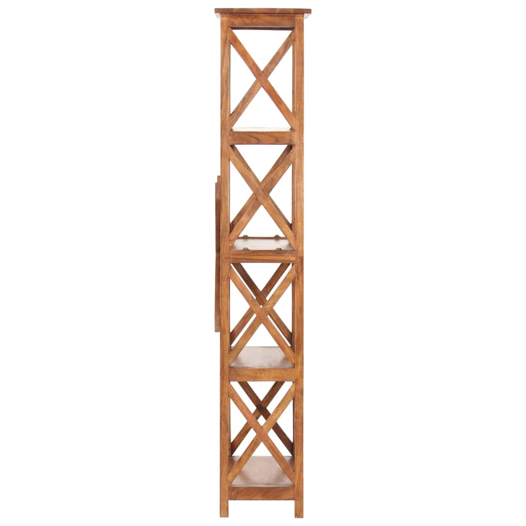 Estantería De Madera Maciza De Acacia Acabado Miel 60X30X