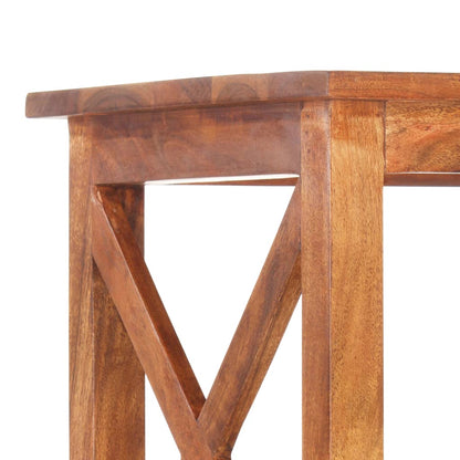 Estantería De Madera Maciza De Acacia Acabado Miel 60X30X