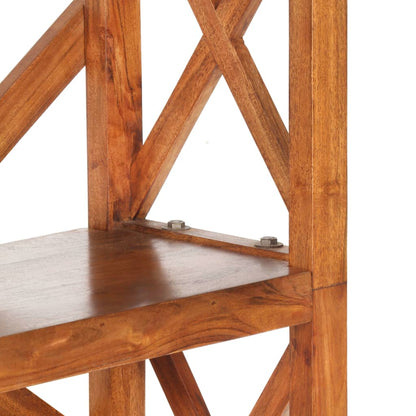Estantería De Madera Maciza De Acacia Acabado Miel 60X30X