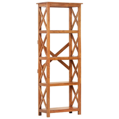 Estantería De Madera Maciza De Acacia Acabado Miel 60X30X