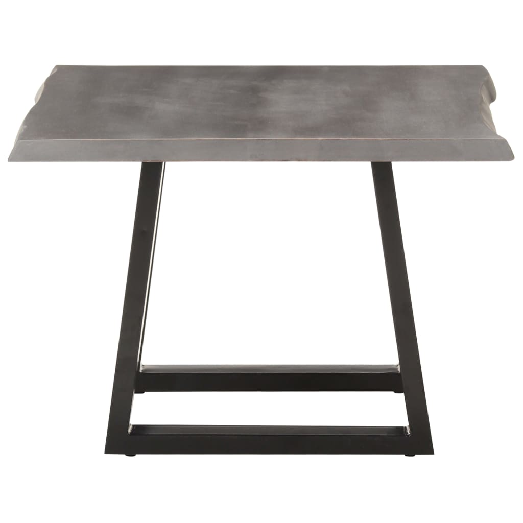 Mesa De Centro Borde Natural Madera Maciza Acacia