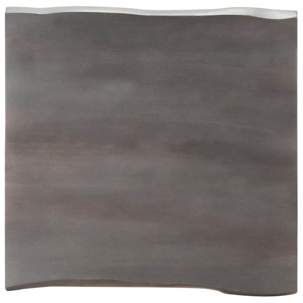 Mesa De Centro Borde Natural Madera Maciza Acacia