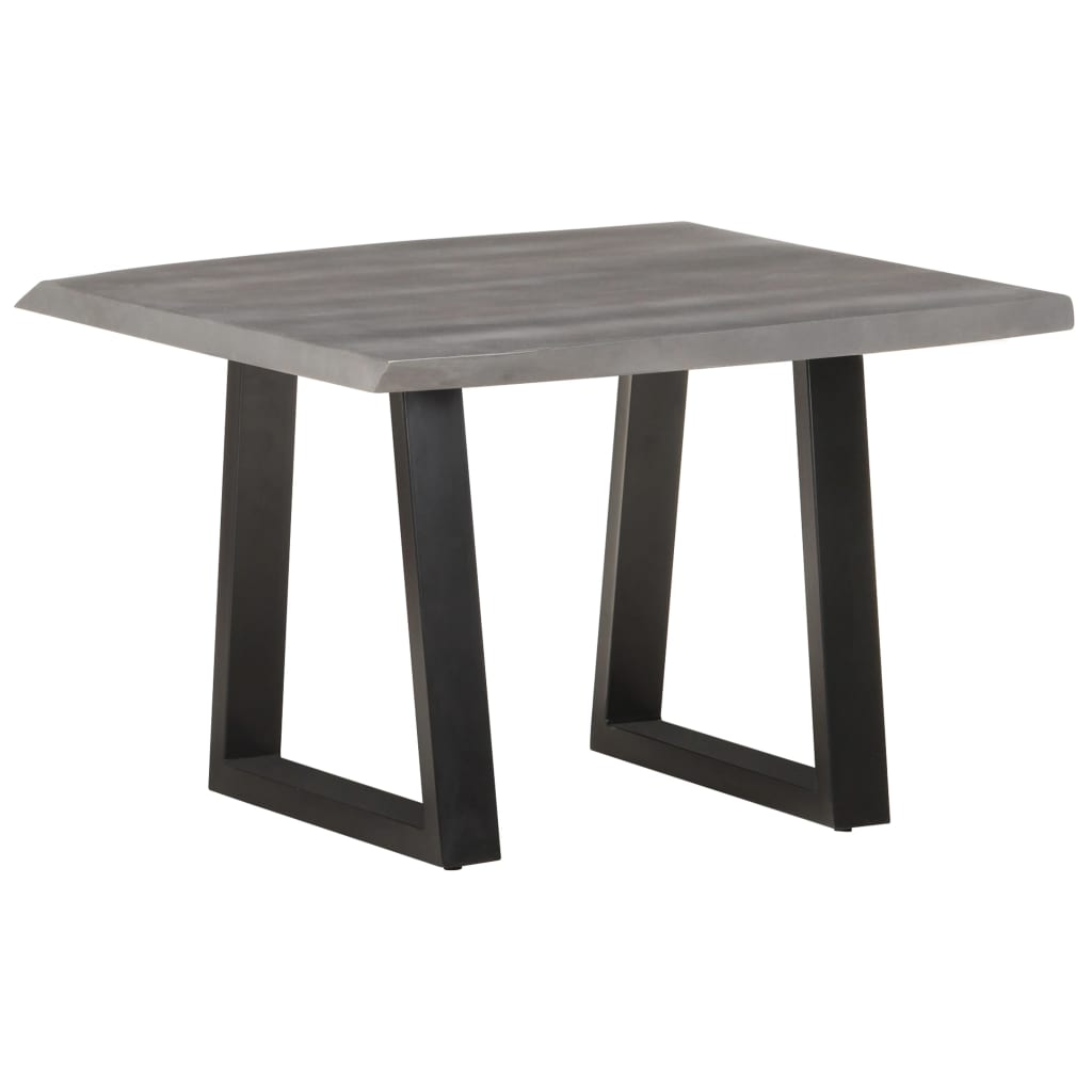 Mesa De Centro Borde Natural Madera Maciza Acacia