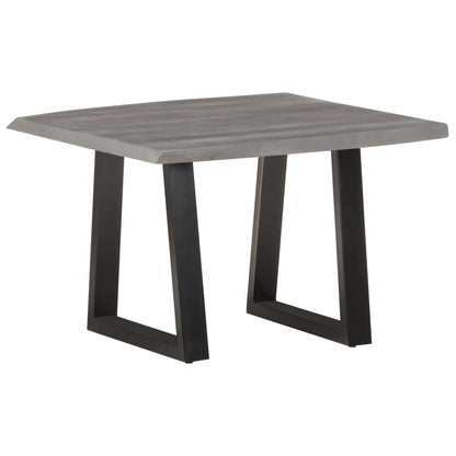 Mesa De Centro Borde Natural Madera Maciza Acacia