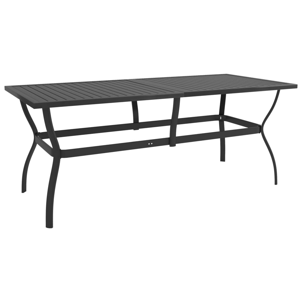 Mesa De Jardín De Acero 81,5X81,5X72 Cm