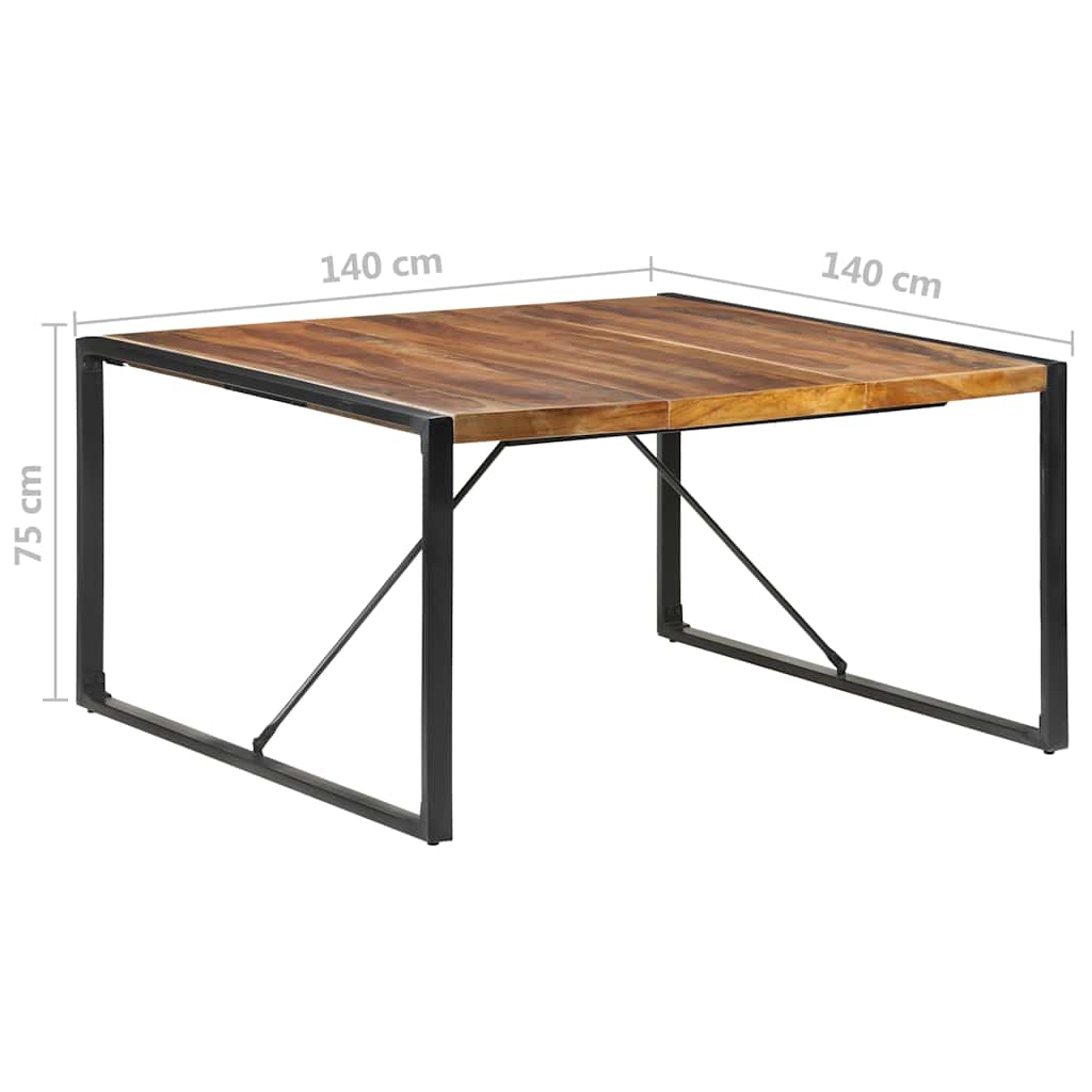 Mesa De Comedor De 140X140X75 Cm