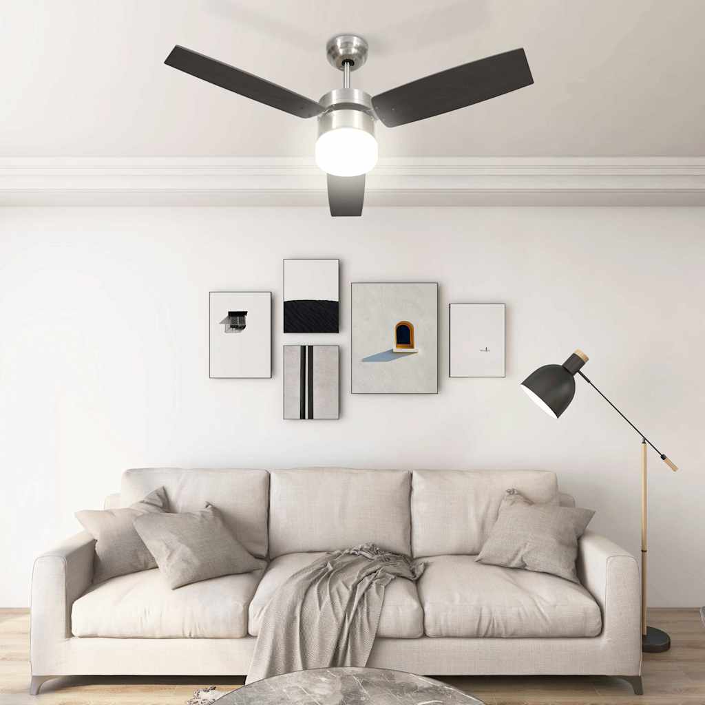 Ventilador De Techo Con Luz Con Mando 108 Cm