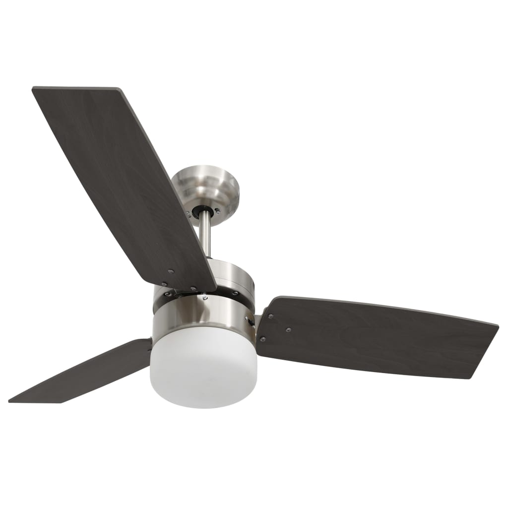 Ventilador De Techo Con Luz Con Mando 108 Cm
