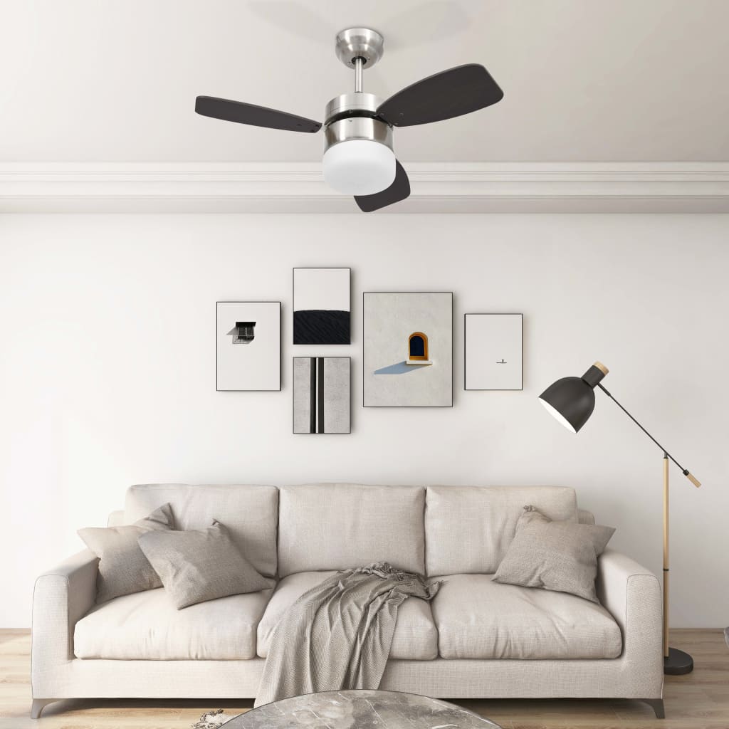 Ventilador De Techo Con Luz Con Mando 108 Cm