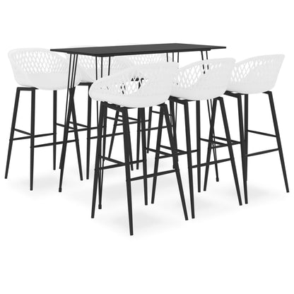Mesa Alta Y Taburetes De Bar 7 Piezas