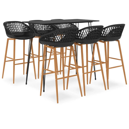 Mesa Alta Y Taburetes De Bar 5 Piezas