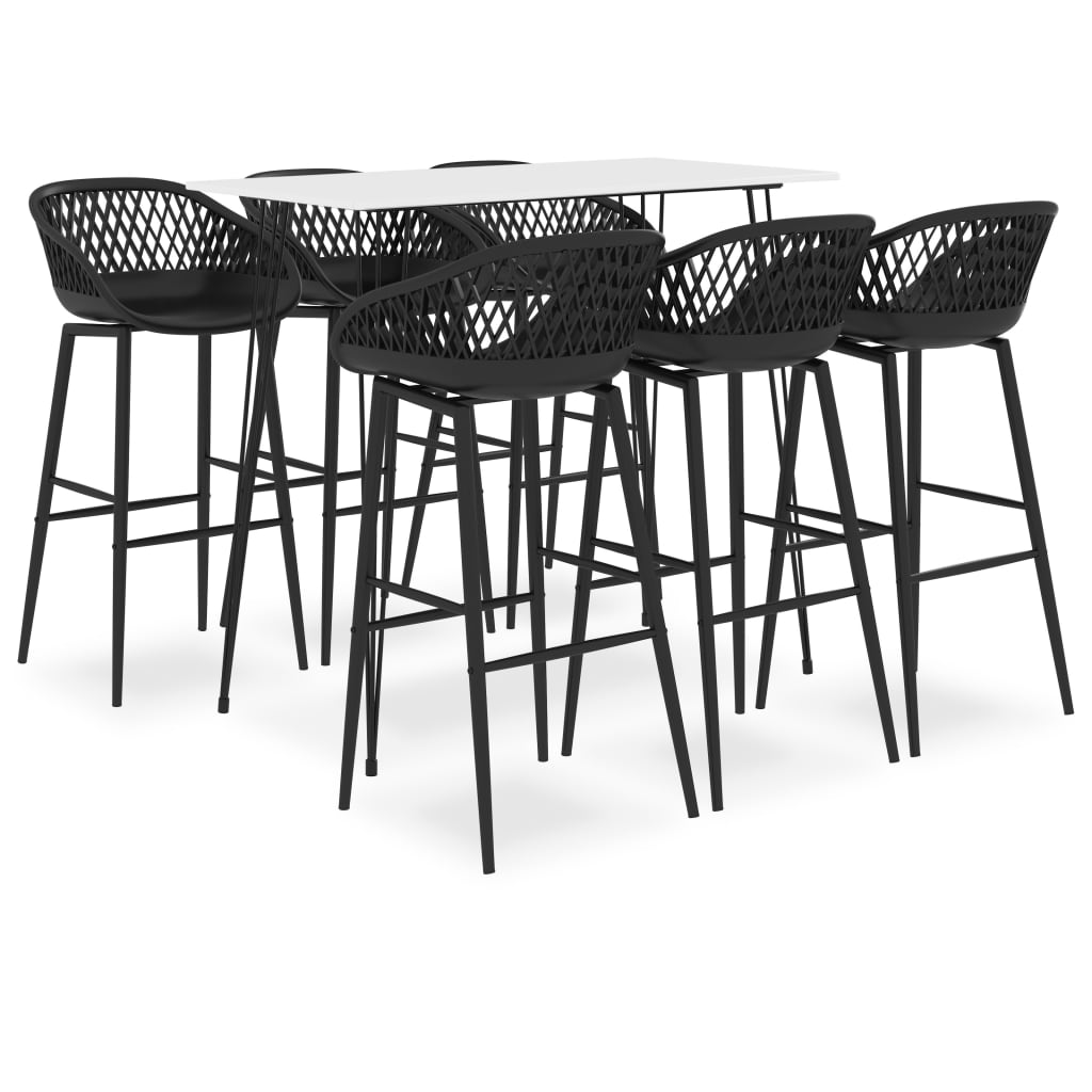 Mesa Alta Y Taburetes De Bar 7 Piezas