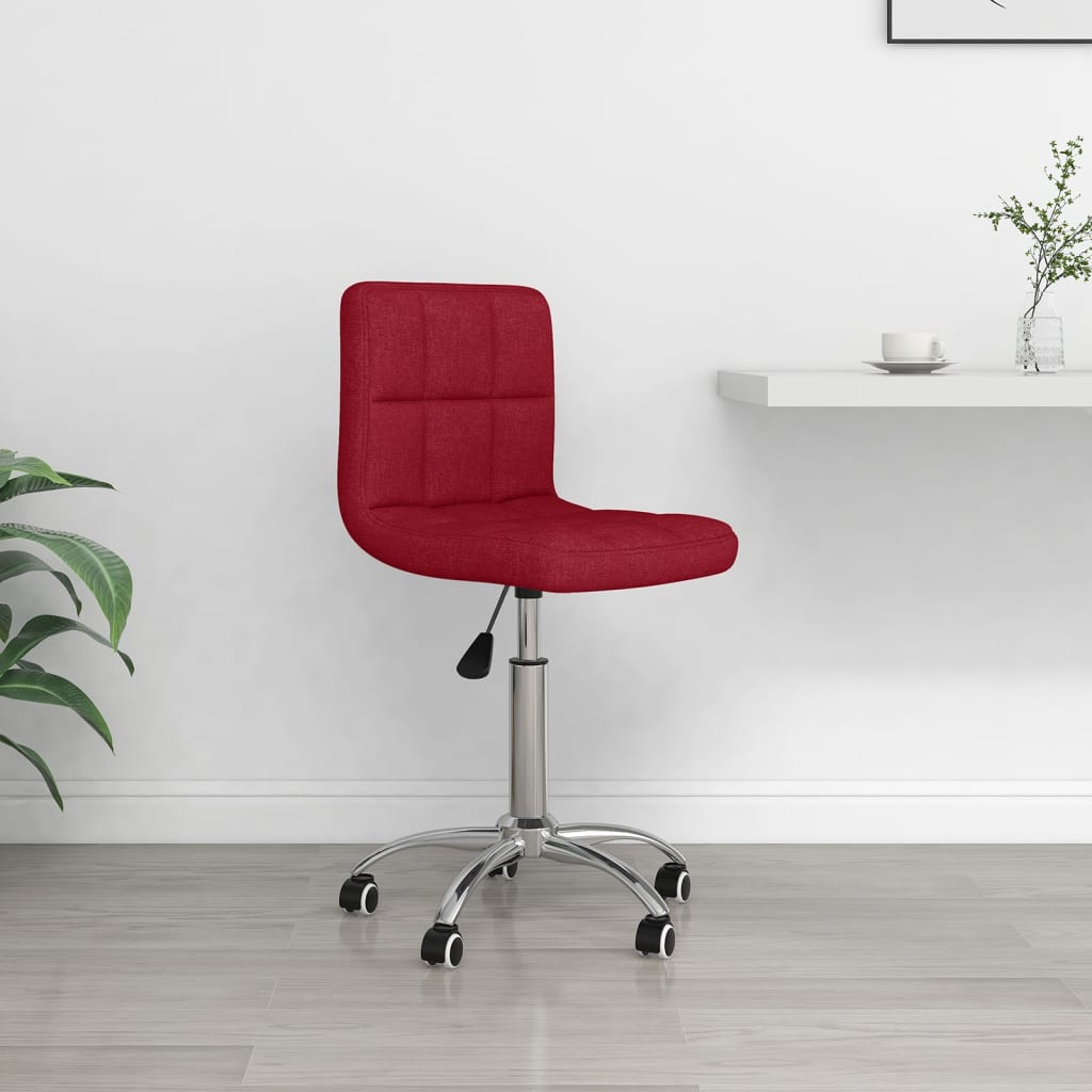 Silla De Oficina Giratoria Tela Gris Taupe