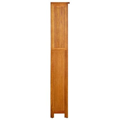Estantería De 5 Niveles De Madera Maciza De Roble