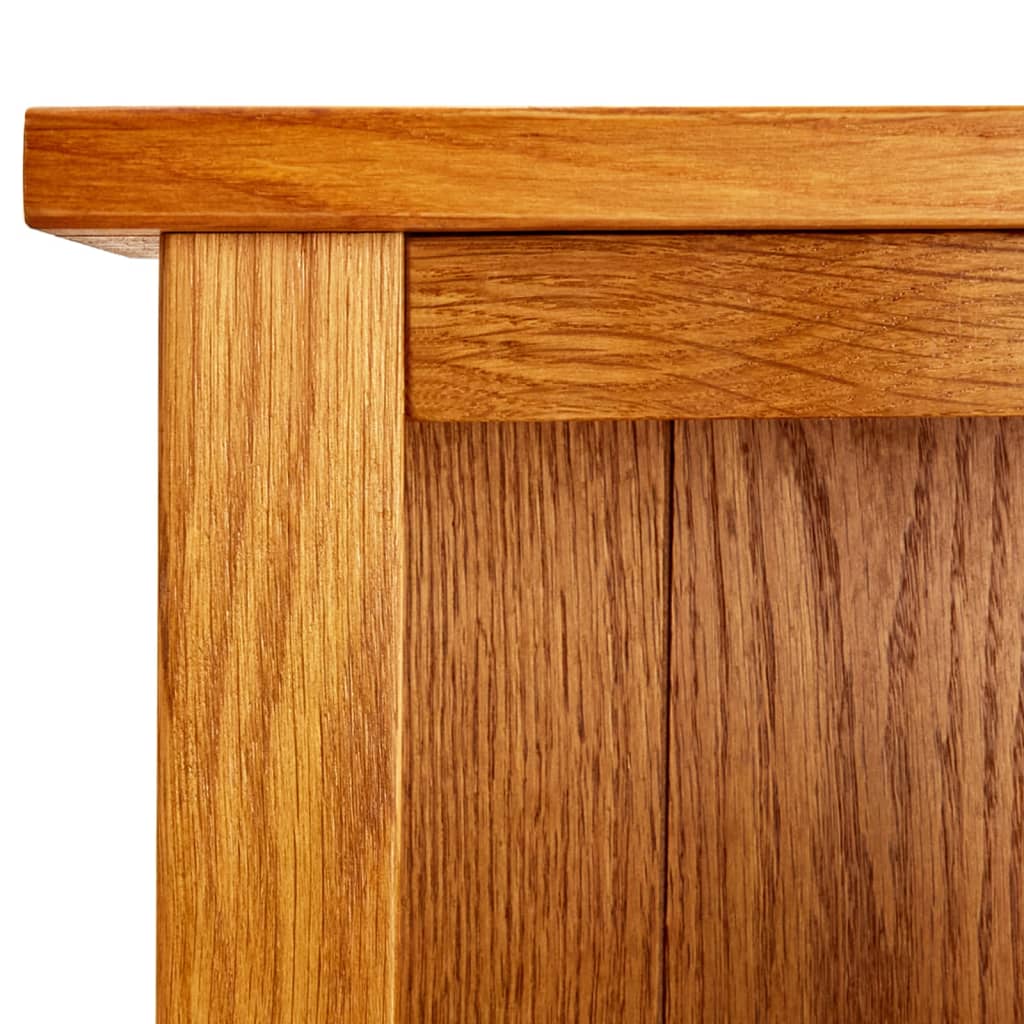 Estantería De 5 Niveles De Madera Maciza De Roble