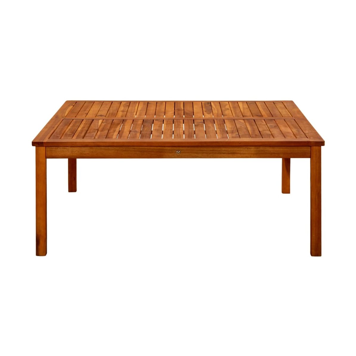 Mesa De Centro De Jardín Madera Maciza De Acacia