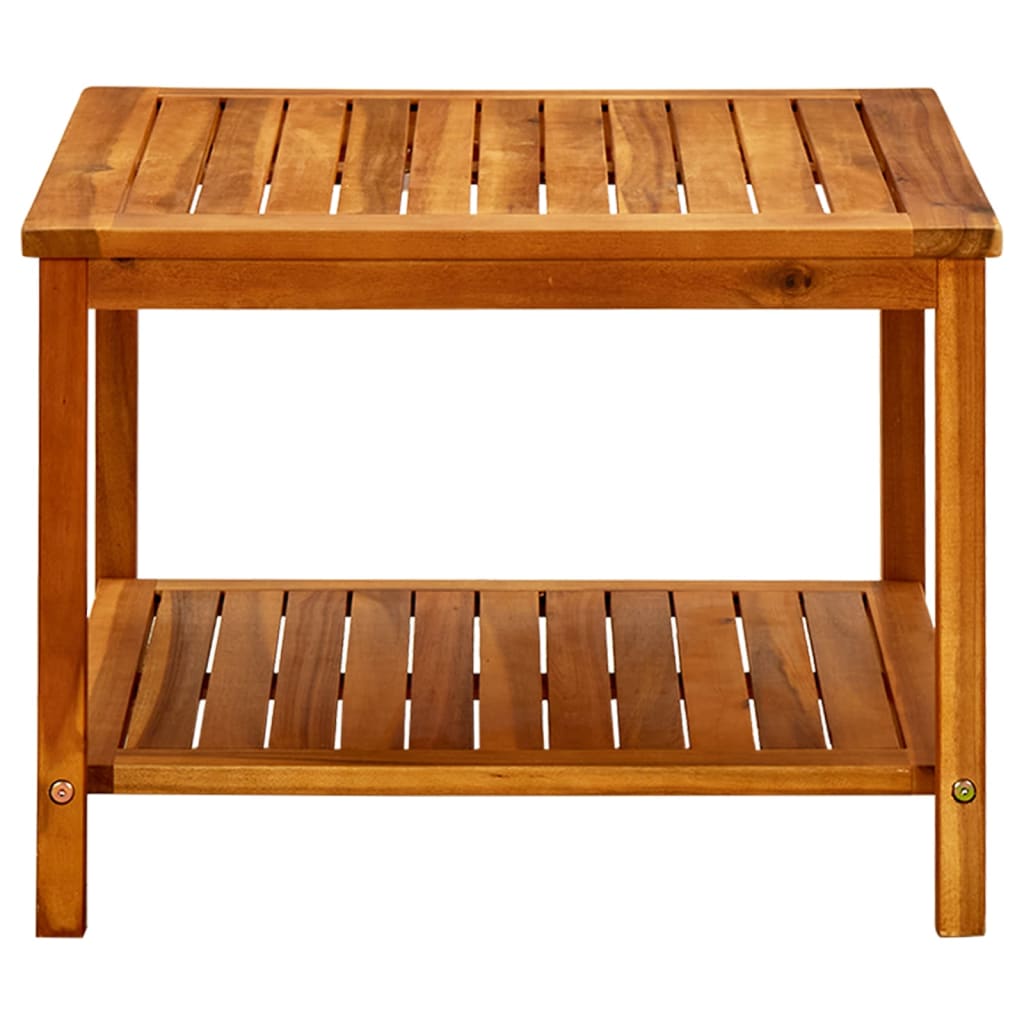 Mesa De Centro De Madera Maciza De Acacia