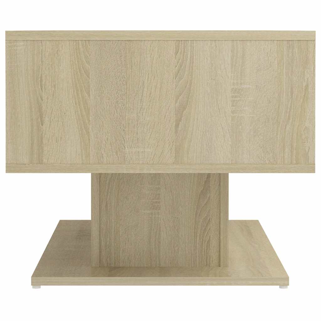 Mesa De Centro Madera Contrachapada Color Roble 103,5X50X44,5Cm