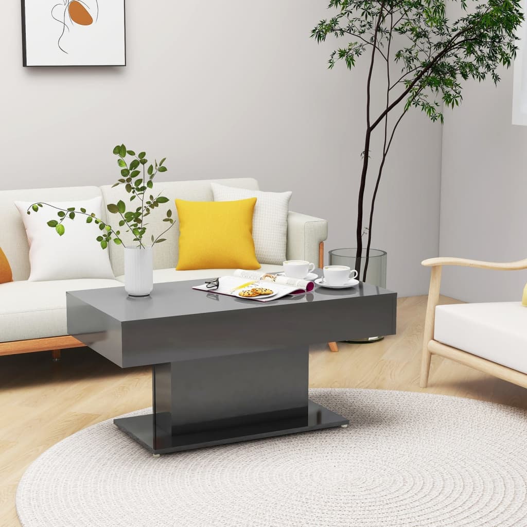 Mesa De Centro Madera Contrachapada 96X50X45 Cm